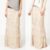 Gypsy long skirt in Champagne