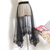 Transparent Long Boho Skirt