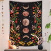 Black Hippie Boho Tapestry