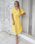 Yellow Maxi Dress Boho