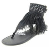 Boho Fringed Sandals