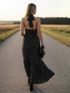 Halter Boho Maxi Dress