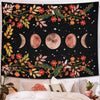 Black Hippie Boho Tapestry