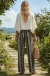 High Waisted Boho Palazzo Pants