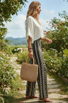 High Waisted Boho Palazzo Pants