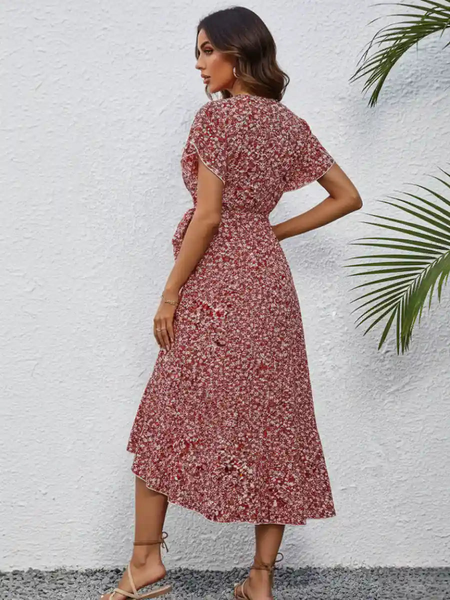 hippy midi dress Boho Tides Paisley Printed Midi Dress