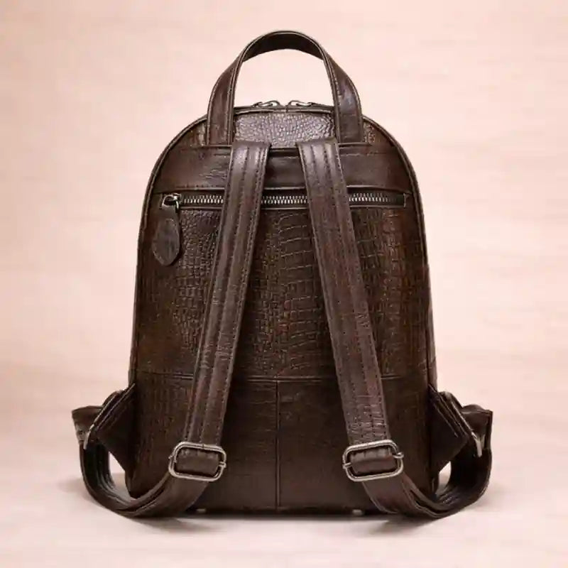 Hippie Leather Backpack Boho