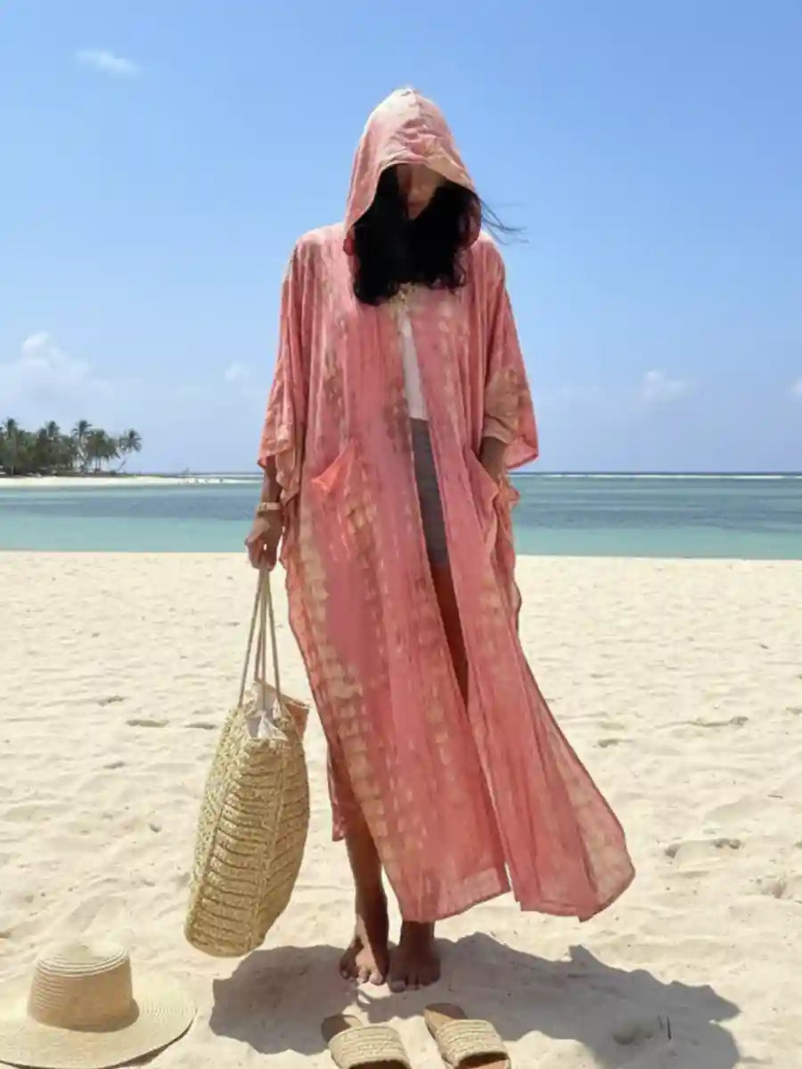 Hooded Beach Kimono