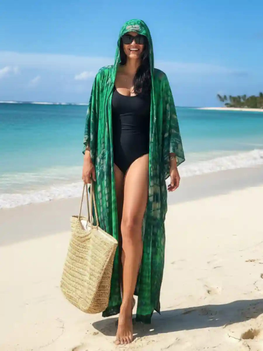 Hooded Beach Kimono