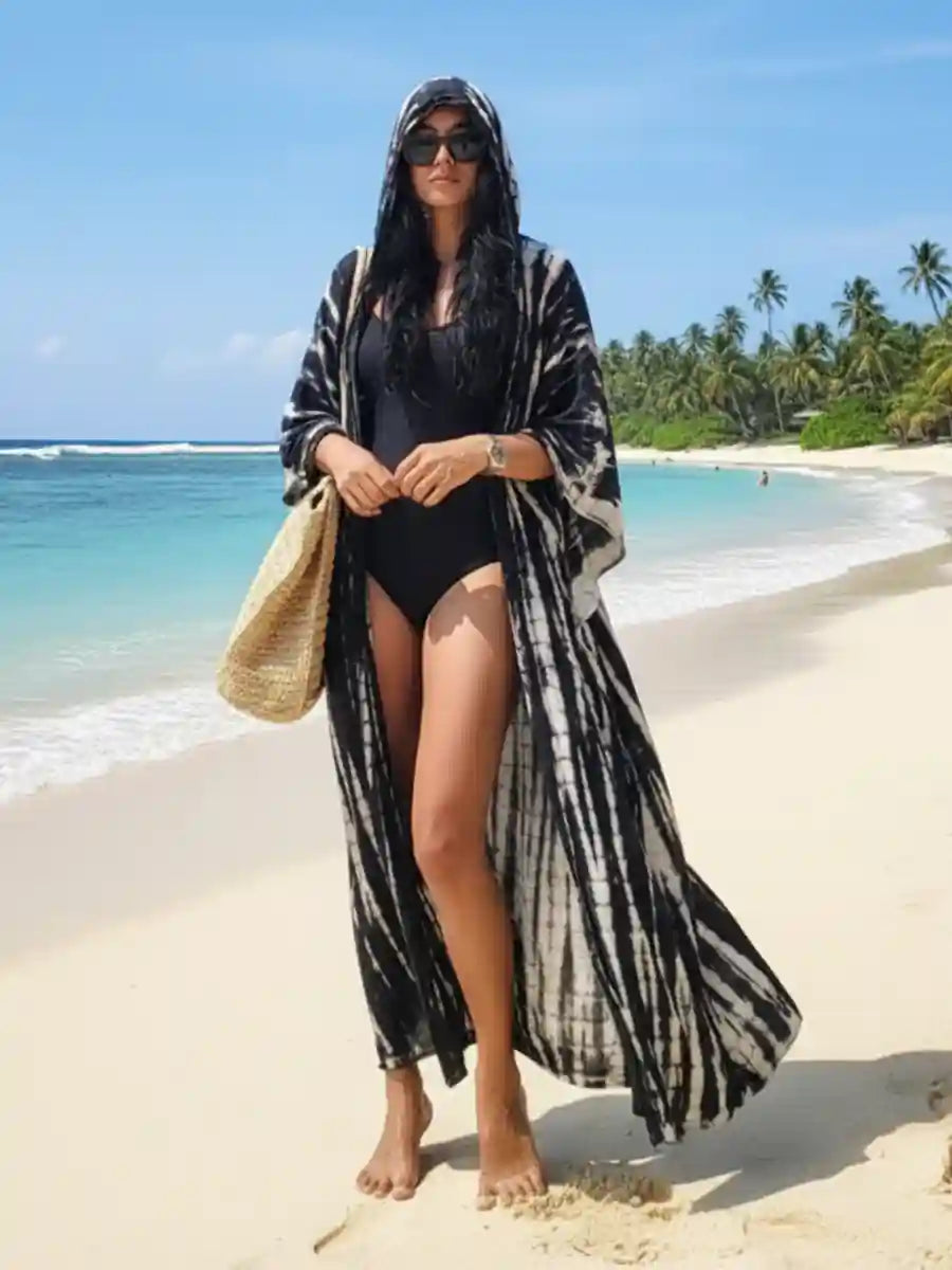Hooded Beach Kimono