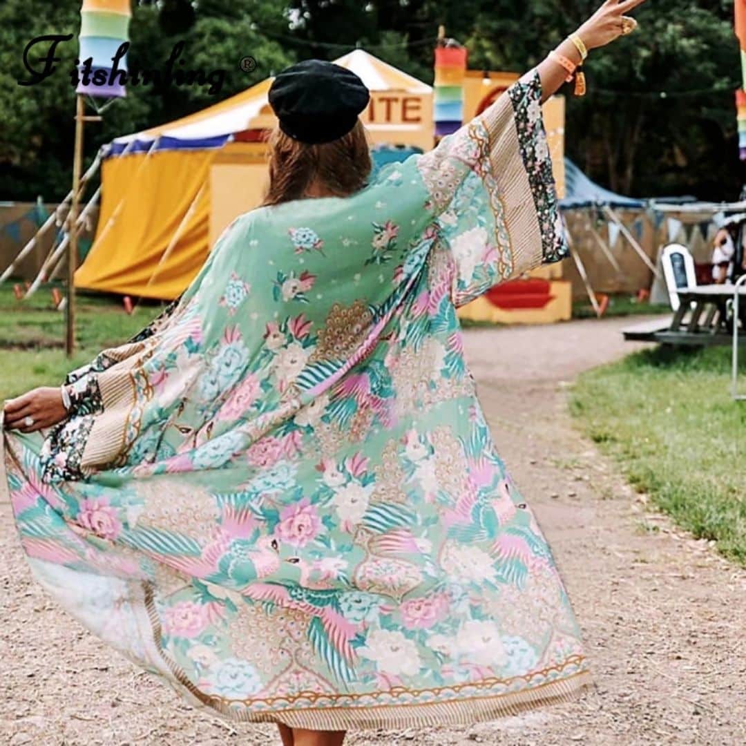 Boho Beach Kimono