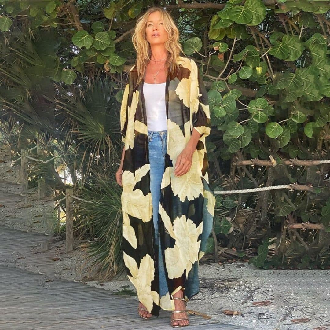 Woman Beach Kimono Cover Up