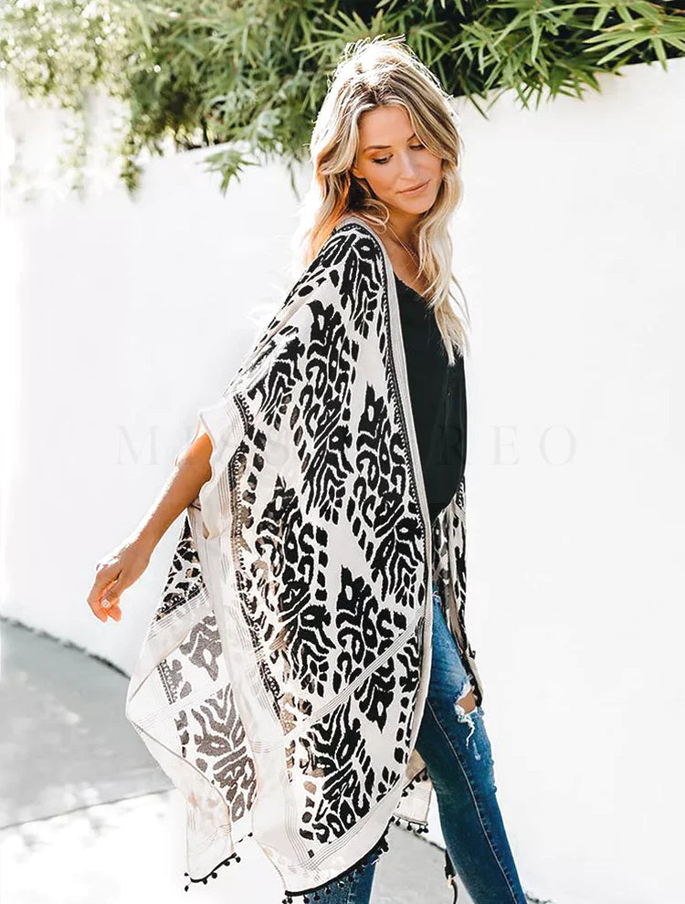 Beach Cover Up Kimono Woman