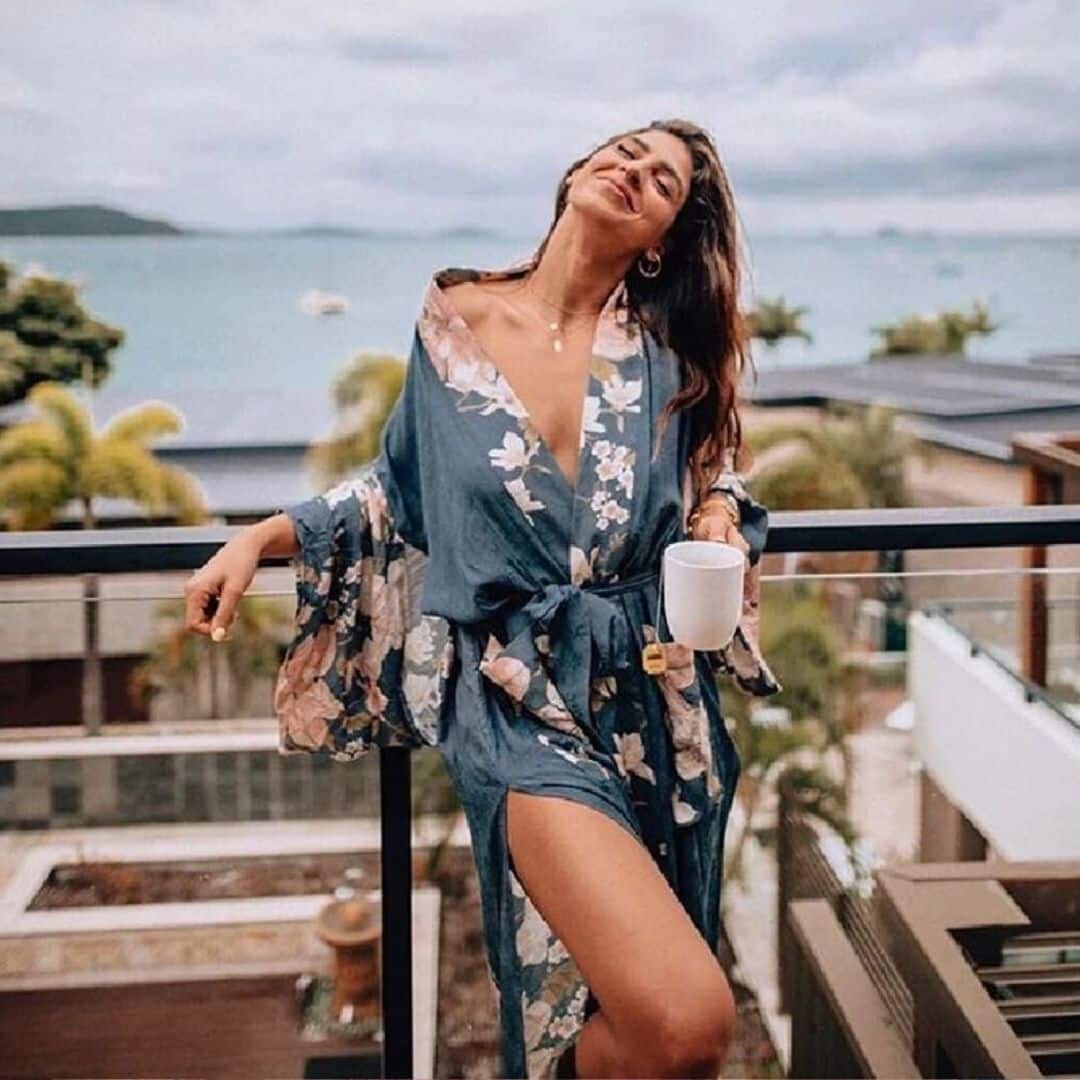 Floral Maxi Kimono