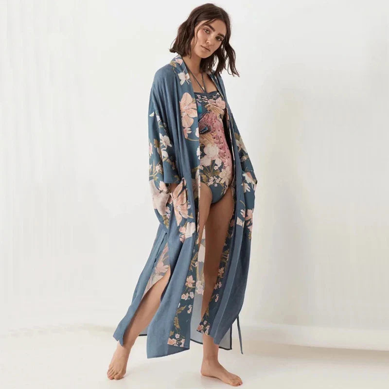 Floral Maxi Kimono