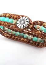Leather Wrap Boho Bracelet