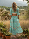 Light Green Boho Dress