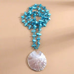 Long Bohemian Beaded Necklace