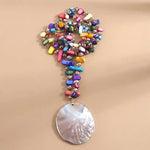 Long Bohemian Beaded Necklace