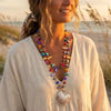Long Bohemian Beaded Necklace