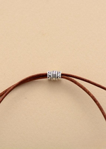 Long Boho Necklace - Pink Quartz Pendant