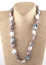 Long Boho Pearl Necklaces