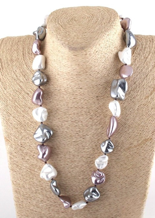 Long Boho Pearl Necklaces