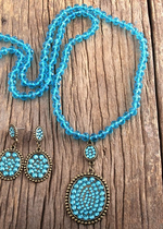 Long Boho Pearls Necklace