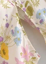 Long Boho Summer Kimono floral print