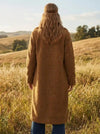 Long Boho Teddy Coat