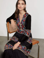 Long Gypsy Dress in Black