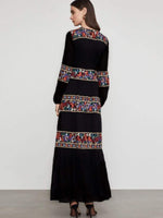 Long Gypsy Dress in Black