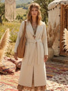 Long Jacket Boho Cashmere double-faced