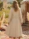 Long Jacket Boho Cashmere double-faced