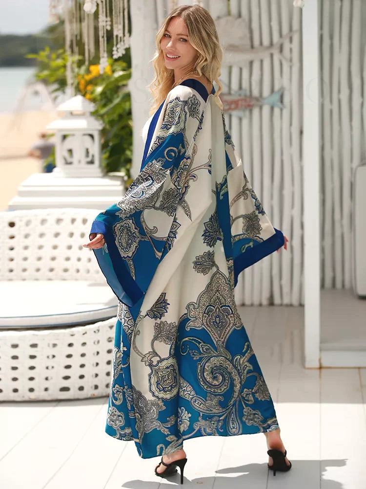 Long Oversized Beach Kimono