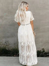 Long White Bohemian Dress
