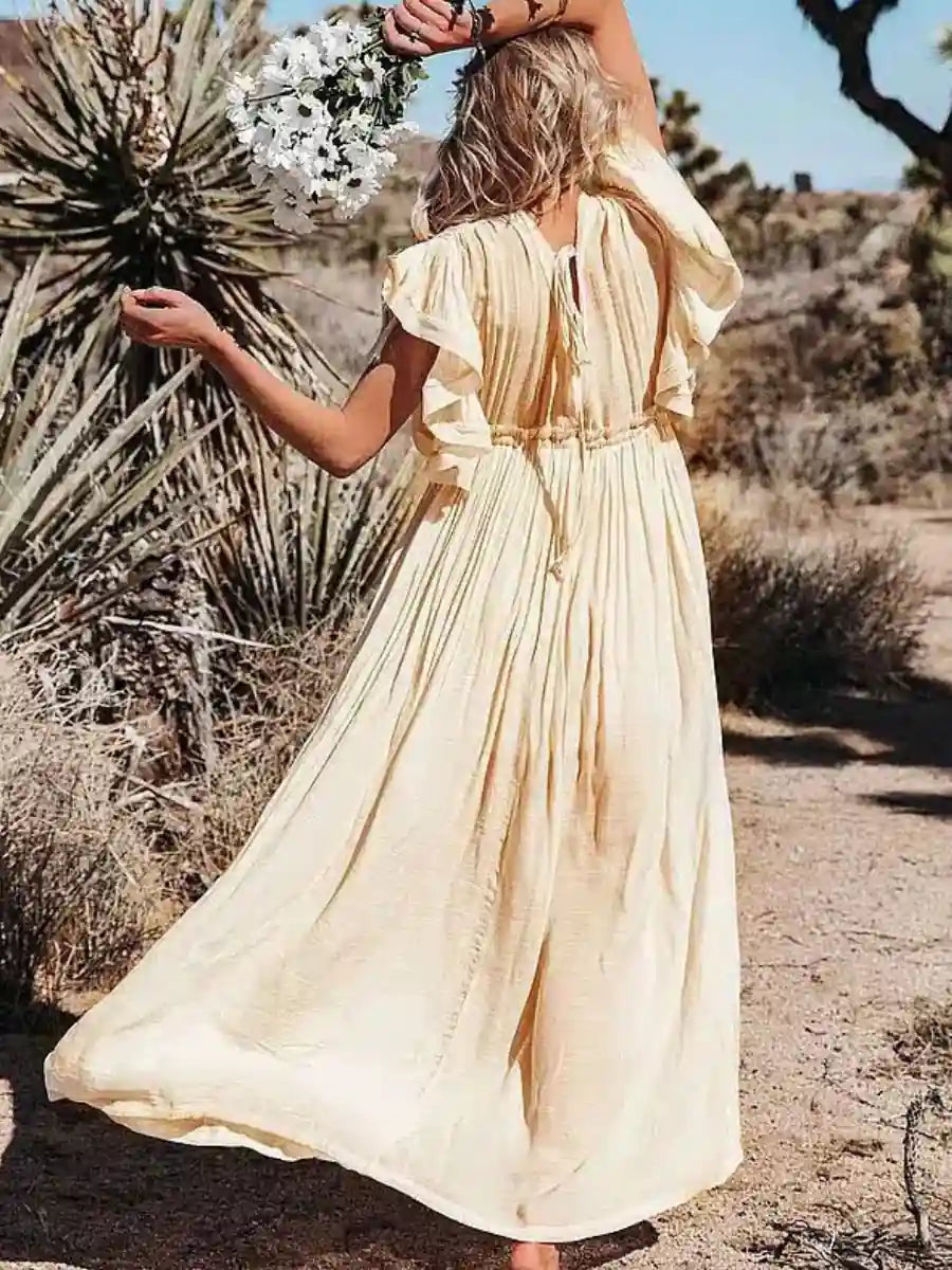 boho beach dresses Konbeca Summer Dresses for Women Boho Summer Sexy Sleeveless Neck Long Maxi Dress Loose Tie Boho Floral Print Beach Flowy Sundress Blue M, Women's,