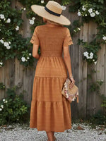 Maxi Boho Dress with Sleeves