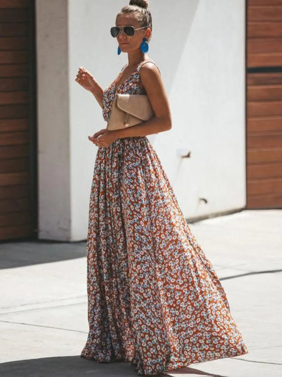 Maxi Length Boho Chic Dress