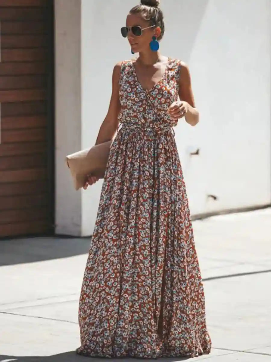 Maxi Length Boho Chic Dress Maxi Length Boho Chic Dress