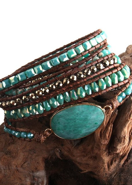 Natural Stone Boho Bracelet