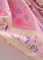 Perfect Long Pink Floral Kimono