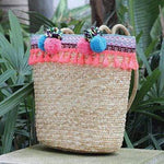 Picnic Boho Straw Bag