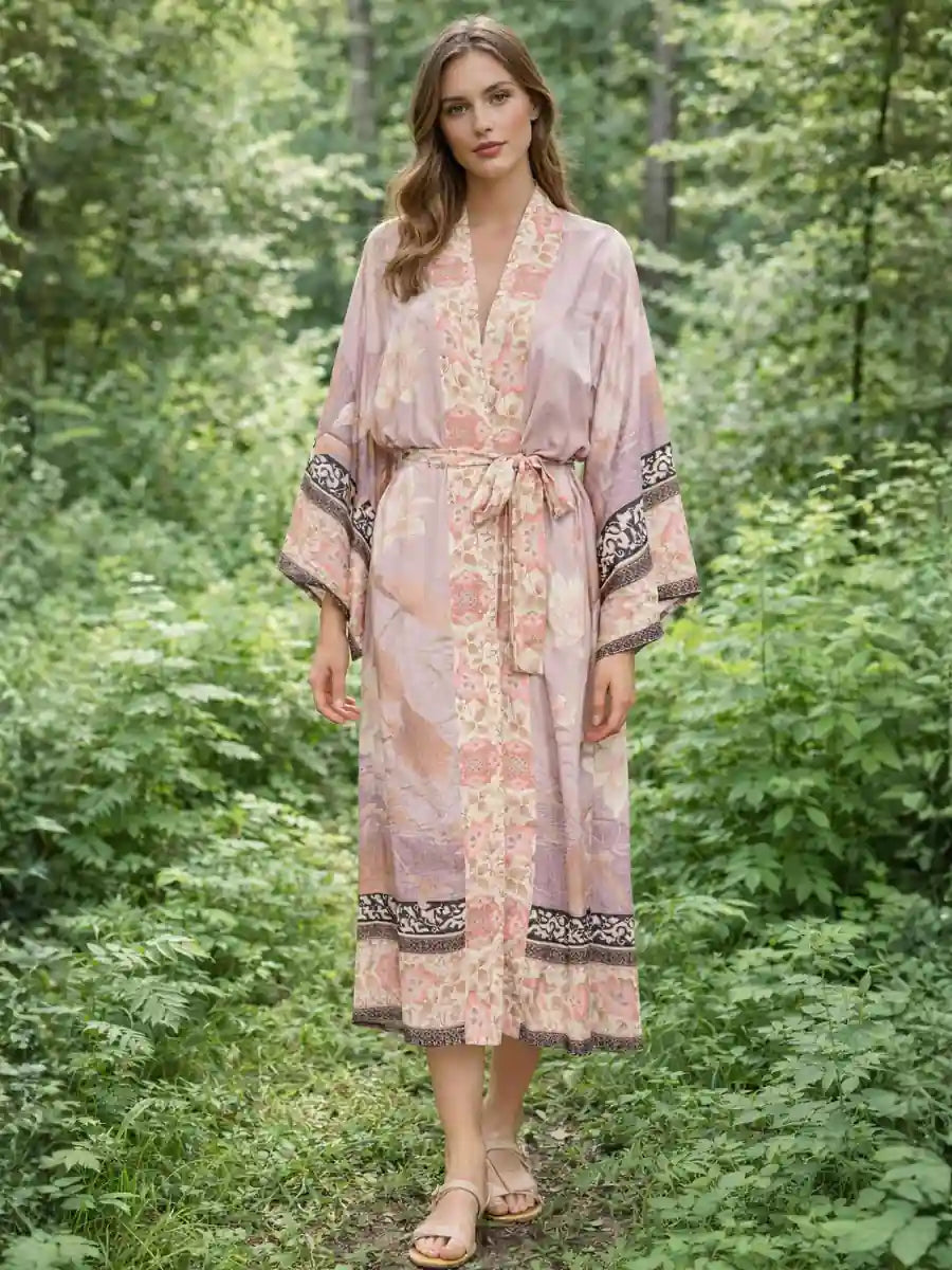 Pink Bohemian Kimono