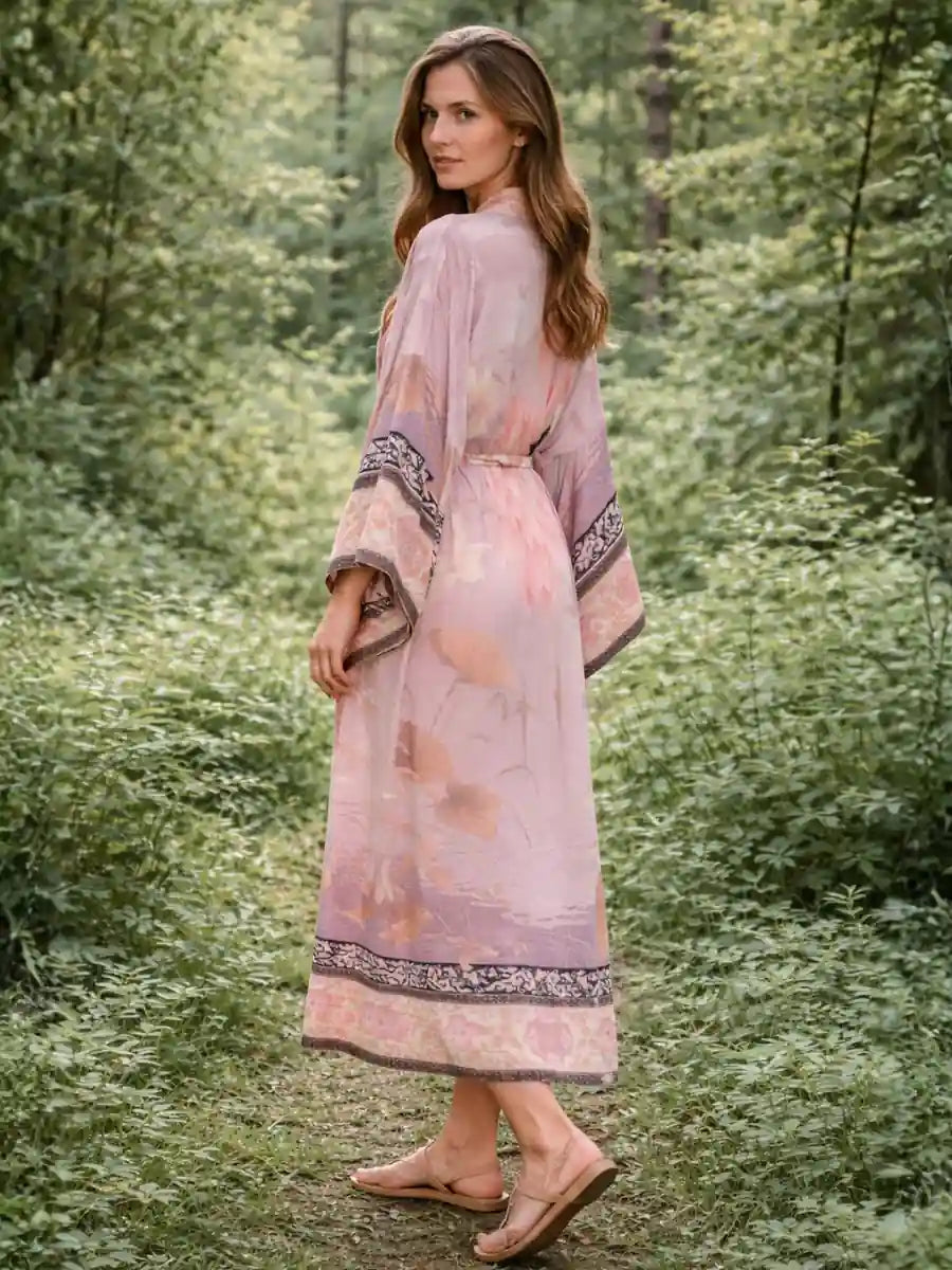 Pink Bohemian Kimono