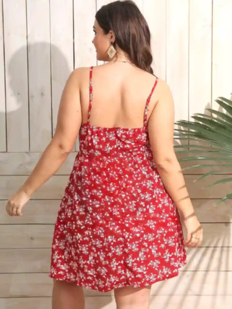 Plus Size Mini Beach Dress