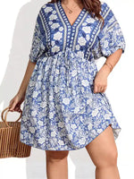 Plus Size Mini Summer Dress