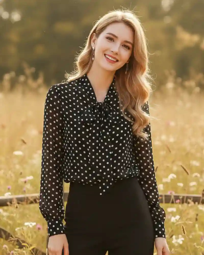 Polka Dots Blouse