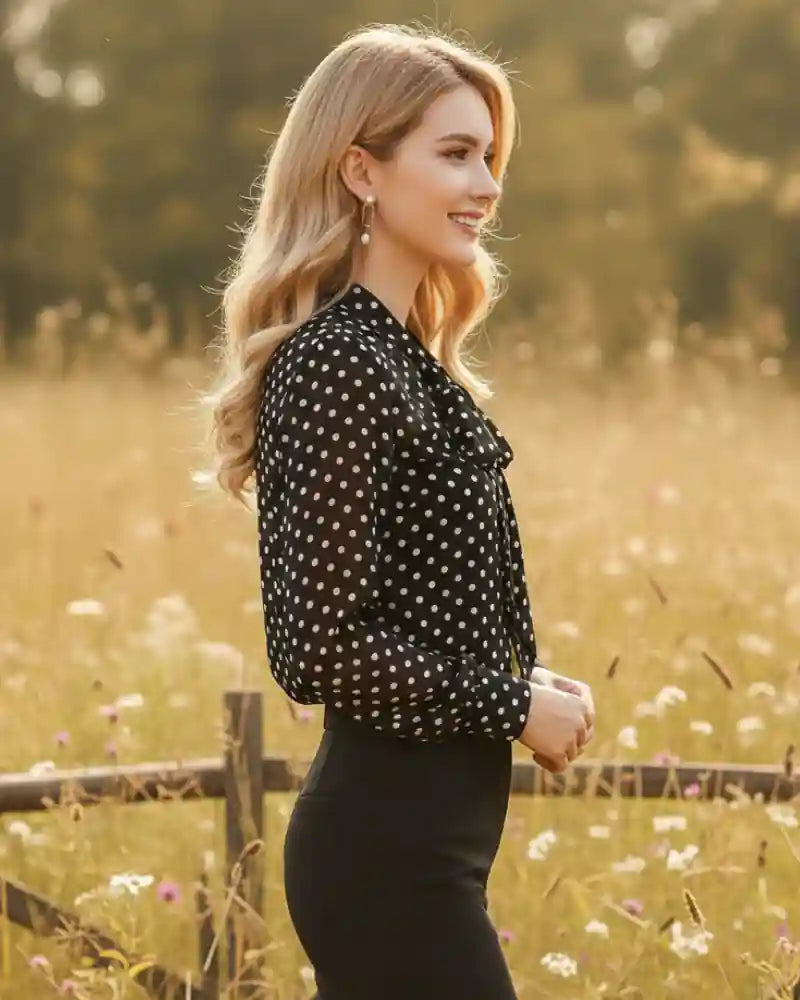 Polka Dots Blouse