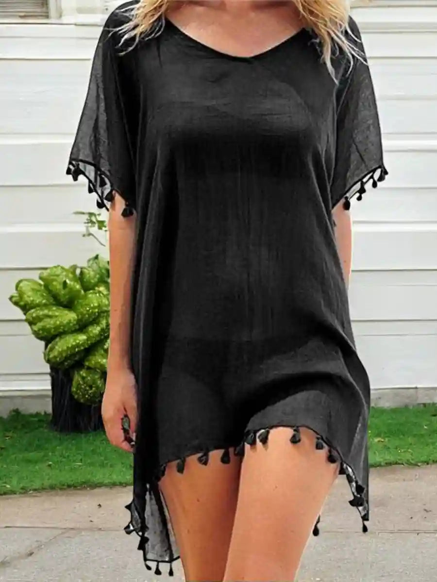 Pompom Beach Dress